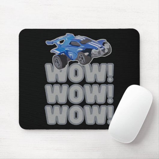 Wow! Wow! Wow! Rocket Soccer Game Mousepad (Mit Mouse)