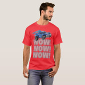 Wow Wow Wow Rocket Soccer Spiel Geschenk T-Shirt (Vorne ganz)