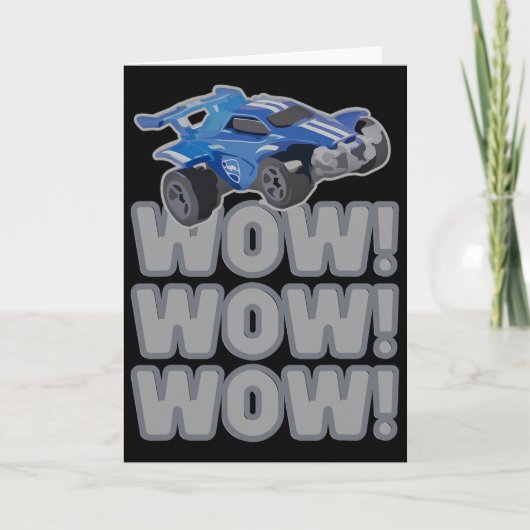 Wow! Wow! Wow! Rocket Soccer Spiel Karte (Vorderseite)
