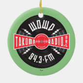 WOWW Bangham Logo Keramik Ornament (Hinten)