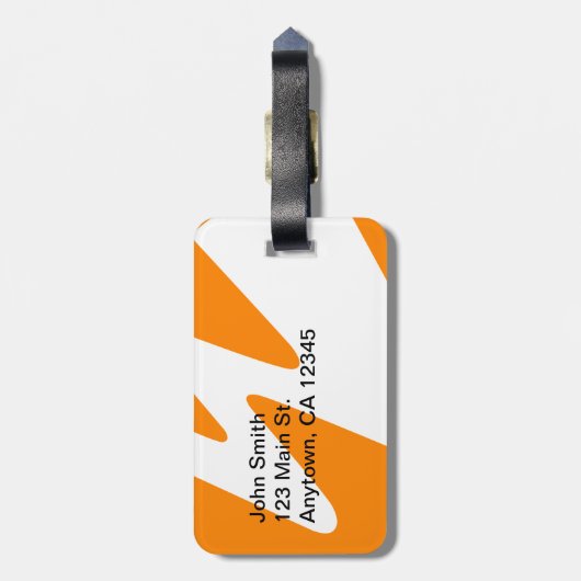 Wowza Gepäckanhänger (Rückseite vertikal)