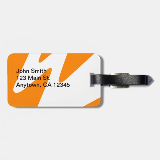 Wowza Gepäckanhänger (Rückseite horizontal)