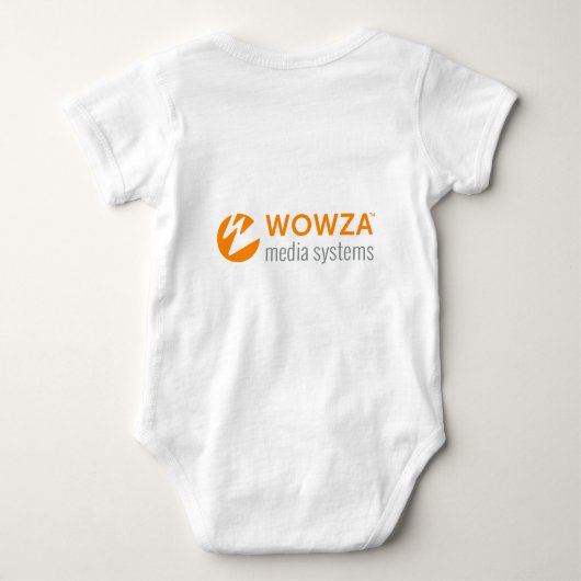 Wowza Ninja Baby-Bodysuit Baby Strampler (Rückseite)