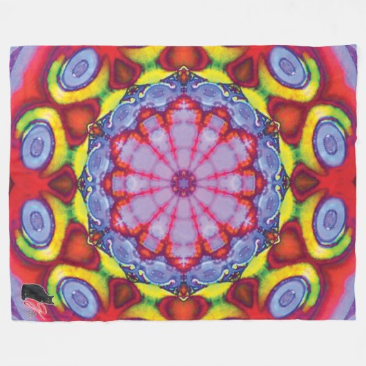 Wowzer Kaleidoscope Fleece Blanket (Vorderseite (Horizontal))
