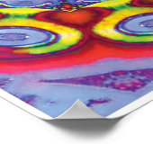 Wowzer Kinetic Collage Kaleidoscope Poster (Ecke)