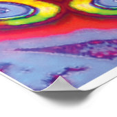 Wowzer Kinetic Collage Kaleidoscope Poster (Ecke)