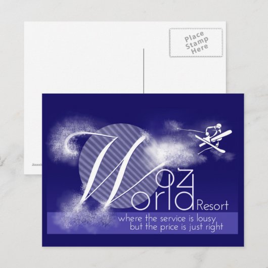 Woz World Postkarten (Vorne/Hinten)