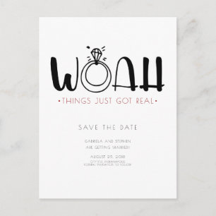 Wozu das einfach echt Got Ankündigungspostkarte