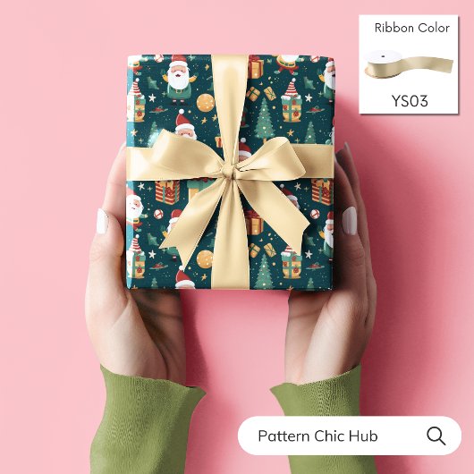 WP01 Weihnachtsbaum Geschenkboxen Grün Geschenkpapier