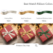 WP06 Snowflake Weihnachten Rote Moderne Elegant Geschenkpapier