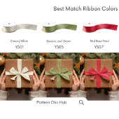 WP07 Snowflake Weihnachten Braun Modernes Elegant Geschenkpapier