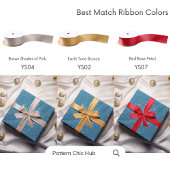 WP08 Snowflake Weihnachten Blau Modernes Elegant Geschenkpapier