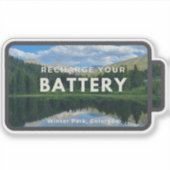 WP-Aufladesticker Aufkleber (Vorderseite)