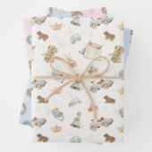 WP | Kleineres Vintages Spielzeugpapier Geschenkpapier Set (Beispiel)