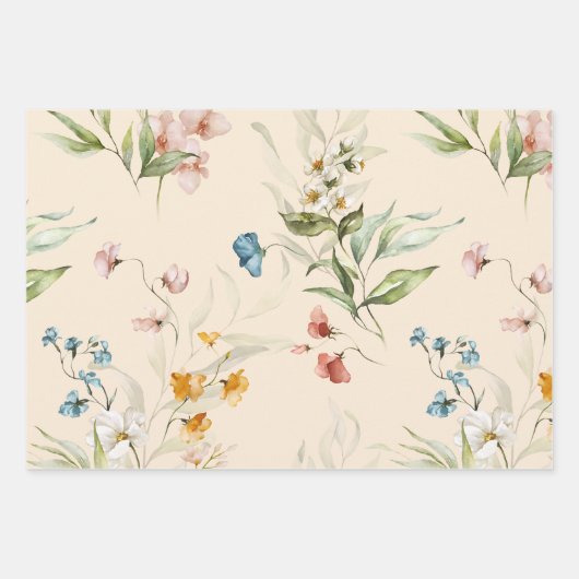 WP | Niederländisch Still Life Large Floral 19x29  Geschenkpapier Set (Vorderseite 3)