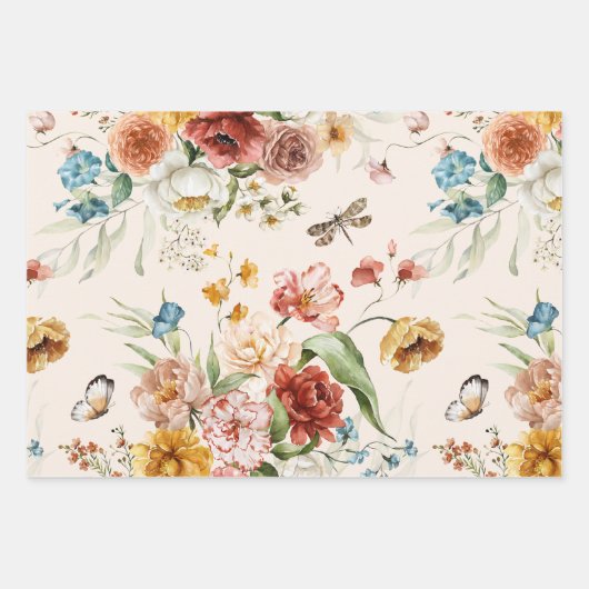 WP | Niederländisch Still Life Large Floral 19x29 Geschenkpapier Set (Vorderseite 2)