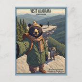 WPA Alabama Cheaha Mountain Postkarte (Vorderseite)
