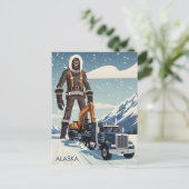 WPA Alaska Postkarte (Stehend Vorderseite)
