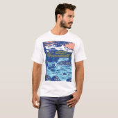 WPA Art Emerald Bay Staat Park in South Lake Tahoe T-Shirt (Vorne ganz)