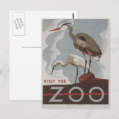 WPA - Der Zoo Postkarte (Vorne/Hinten)