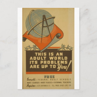 WPA - Erwachsenenwelt Postkarte