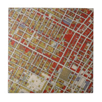 WPA-Karte von zentralem Los Angeles