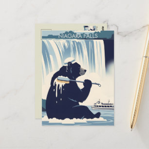 WPA-Kunst Niagara Falls Postkarte