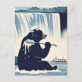 WPA-Kunst Niagara Falls Postkarte (Vorderseite)