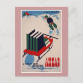 WPA Library Poster Postkarte (Vorderseite)
