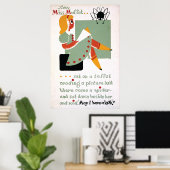 WPA Little Miss Muffet 1936 Poster (Heimbüro)