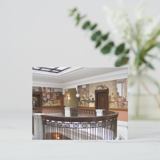 WPA Murals 11 ~ Postkarte (Stehend Vorderseite)