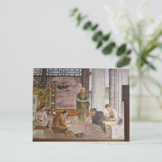 WPA Murals 3 ~ Postkarte (Stehend Vorderseite)