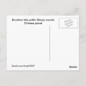 WPA Murals 3 ~ Postkarte (Rückseite)