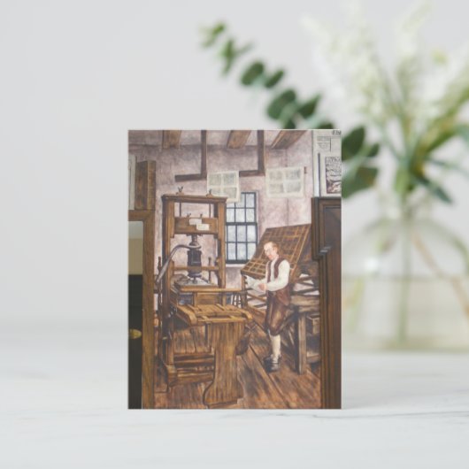 WPA Murals 6 ~ Postkarte (Stehend Vorderseite)