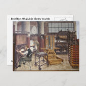 WPA Murals 7 ~ Postkarte (Vorne/Hinten)