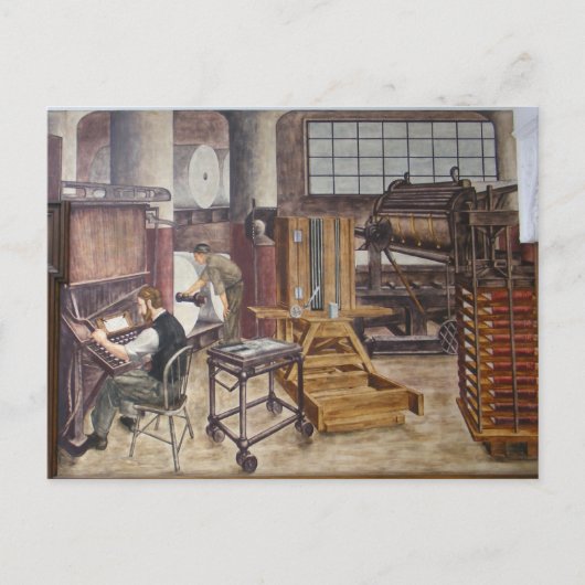 WPA Murals 7 ~ Postkarte (Vorderseite)