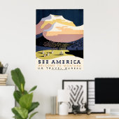 WPA-Plakat für Reisen Poster (Heimbüro)