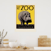 WPA-Poster für den Zoo von Philadelphia Poster (Küche)