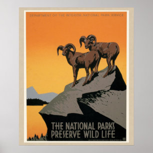WPA-Poster-Nationalparks Poster