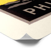 WPA Poster Philadelphia Zoo Hippo (Ecke)