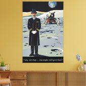 WPA poster style funny canvas print Leinwanddruck (Insitu (Wohnzimmer))