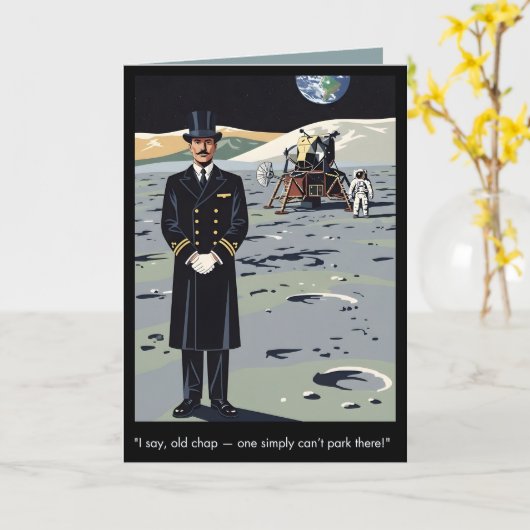 WPA style customizable funny Birthday card Karte (Gelbe Blume)