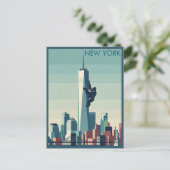 WPA-Themen-New-York-Gorilla Postkarte (Stehend Vorderseite)