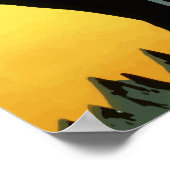 WPA Vintage Nationalparks Naturschutzgebiete Poster (Ecke)