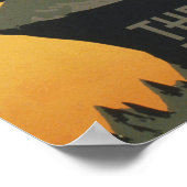 WPA Vintage Nationalparks Naturschutzgebiete Poster (Ecke)