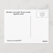 WPA-Wandgemälde2 ~ Postkarte (Rückseite)