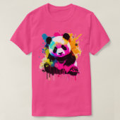wpap spalsh bunt niedlich Panda T-Shirt (Design vorne)