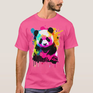wpap spalsh bunt niedlich Panda T-Shirt