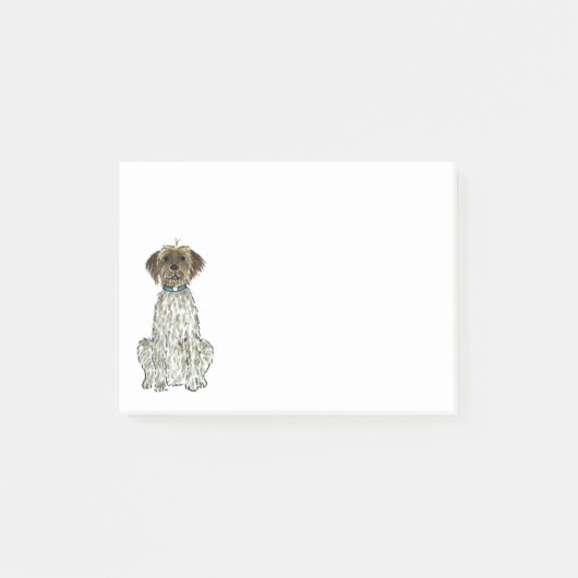 WPG Drahthaar Pointing Griffon Dog Post-it Notes Klebezettel (Vorderseite)