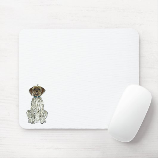 WPG-Drahthaar-Pointing-Griffon-Maus-Pad Mousepad (Mit Mouse)